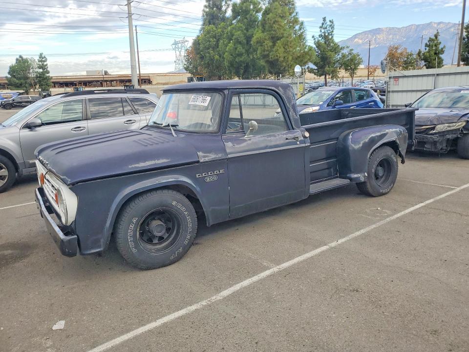 Продажа на аукционе авто 1967 Dodge D-200, vin: 1281733666, номер лота: 68061766