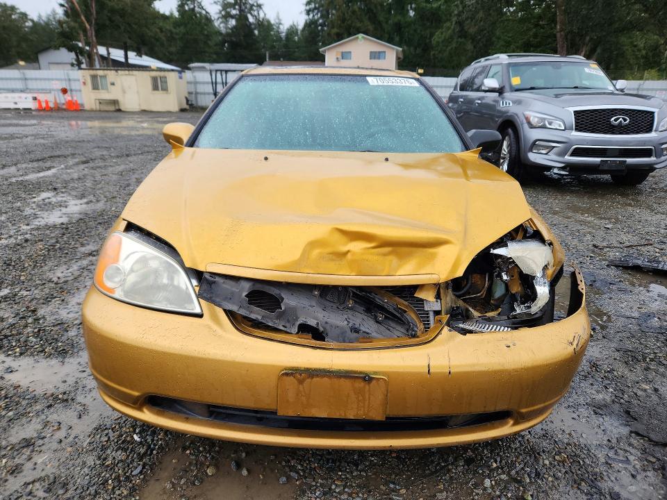 2001 Honda Civic მანქანა იყიდება აუქციონზე, vin: 1HGEM21991L016279, აუქციონის ნომერი: 70553376