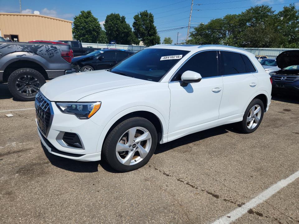 2022 Audi Q3 მანქანა იყიდება აუქციონზე, vin: WA1AUCF33N1148196, აუქციონის ნომერი: 68410216