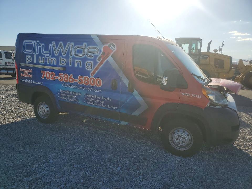 68669496 :رقم المزاد ، 3C6LRVVG3ME525810 vin ، 2021 Ram Promaster 2500 مزاد بيع
