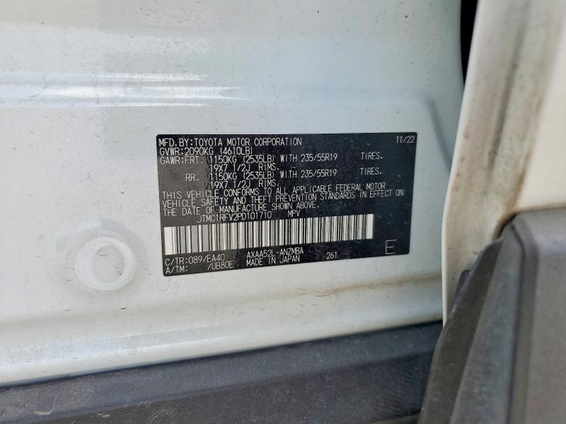 68687086 :رقم المزاد ، JTMC1RFV2PD101710 vin ، 2023 Toyota Rav4 مزاد بيع