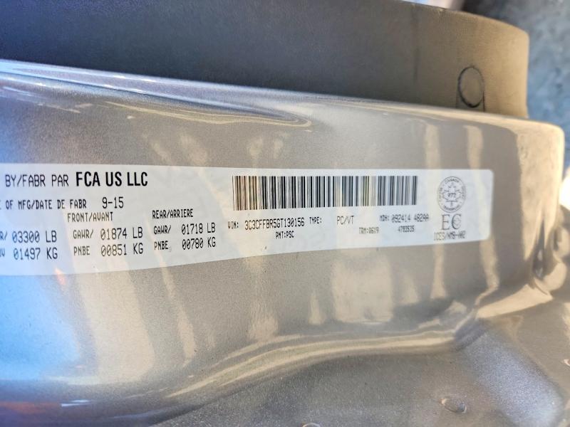 2016 Fiat 500 მანქანა იყიდება აუქციონზე, vin: 3C3CFFBR5GT130156, აუქციონის ნომერი: 70096486