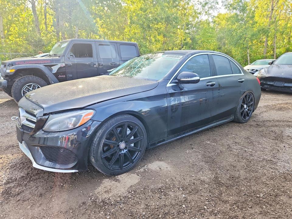 66666806 :رقم المزاد ، 55SWF6GB3FU063296 vin ، 2015 Mercedes-benz C مزاد بيع