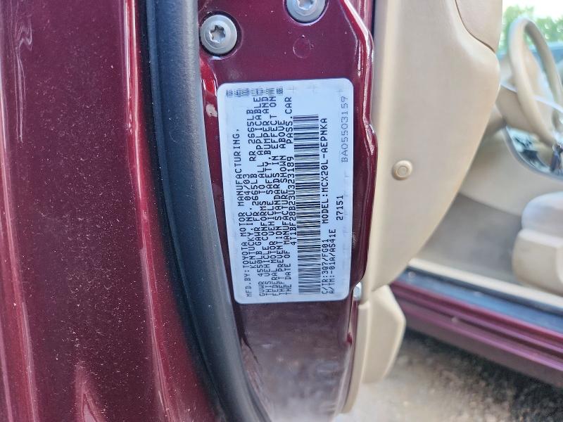 69546256 :رقم المزاد ، 4T1BF28B23U323189 vin ، 2003 Toyota Avalon مزاد بيع