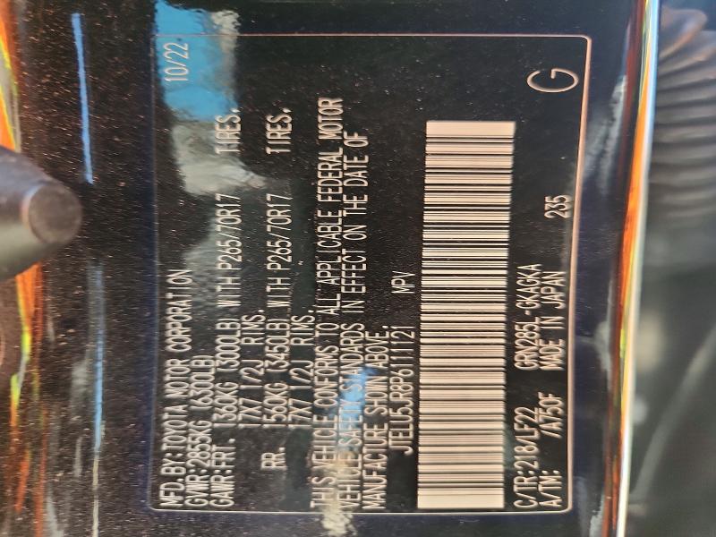 Aukcja sprzedaży 2023 Toyota 4runner, vin: JTELU5JR8P6111121, numer aukcji: 70373116