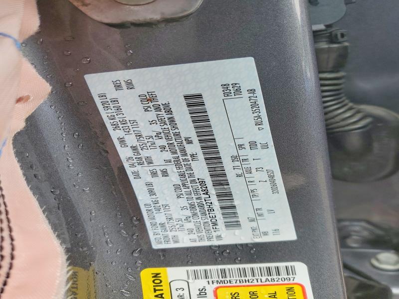 2026 Ford Bronco მანქანა იყიდება აუქციონზე, vin: 1FMDE7BH2TLA82097, აუქციონის ნომერი: 69843896