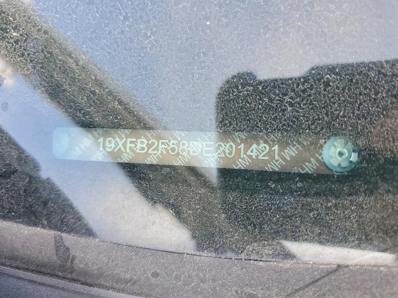 69631986 :رقم المزاد ، 19XFB2F58DE201421 vin ، 2013 Honda Civic مزاد بيع