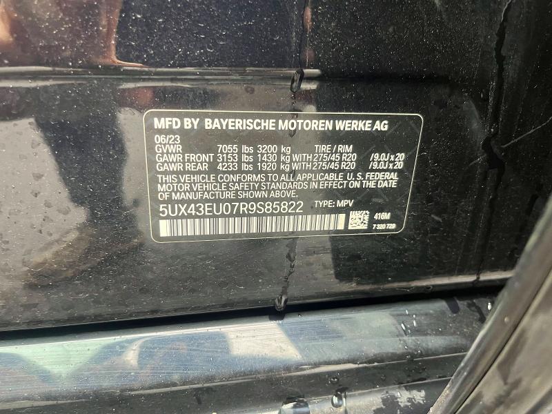 Продажа на аукционе авто 2024 Bmw X5, vin: 5UX43EU07R9S85822, номер лота: 71039396