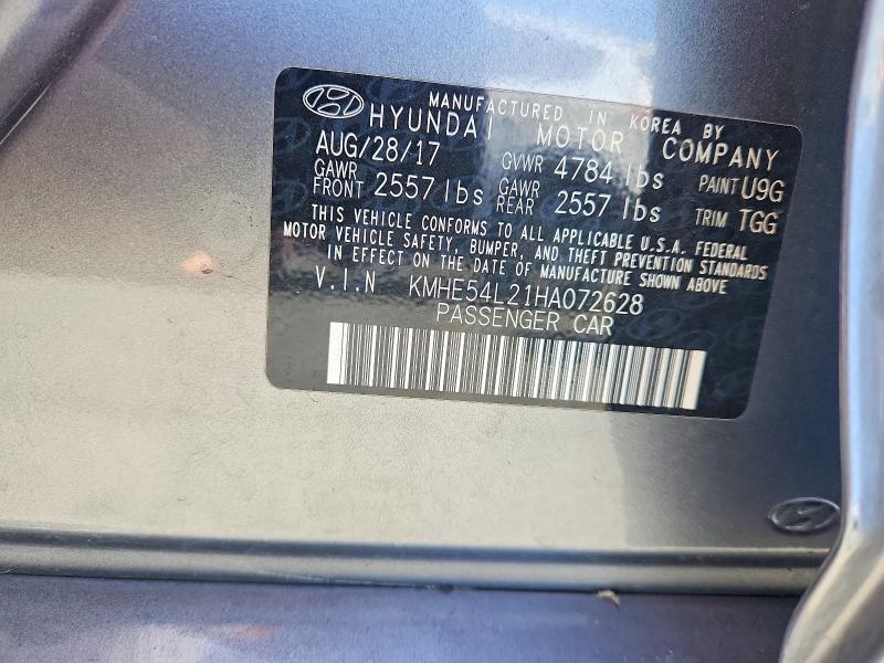 Aukcja sprzedaży 2017 Hyundai Sonata Plug-in Hybrid, vin: KMHE54L21HA072628, numer aukcji: 69348316