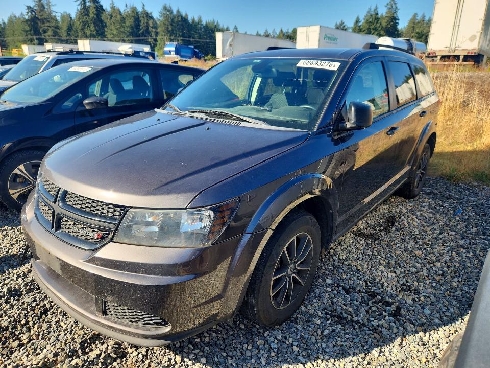 2018 Dodge Journey მანქანა იყიდება აუქციონზე, vin: 3C4PDDAG9JT491856, აუქციონის ნომერი: 68893276