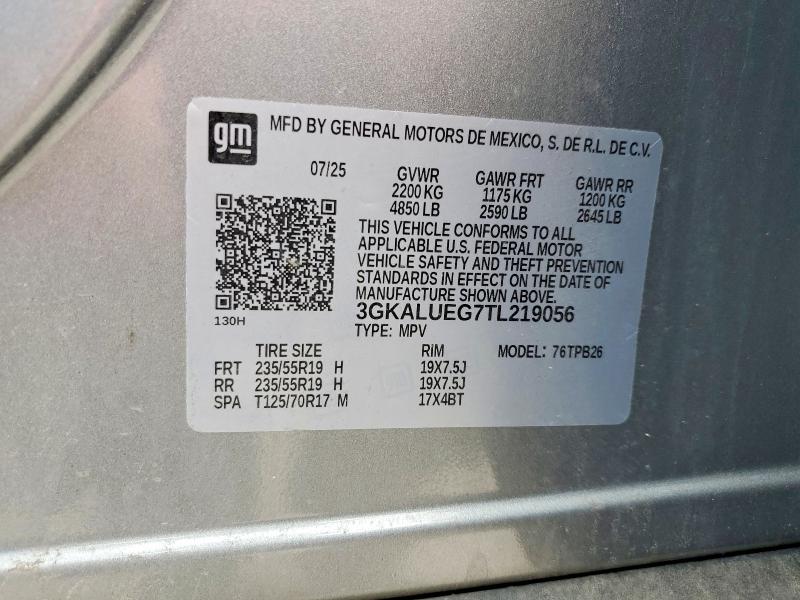 67098286 :رقم المزاد ، 3GKALUEG7TL219056 vin ، 2026 Gmc Terrain مزاد بيع