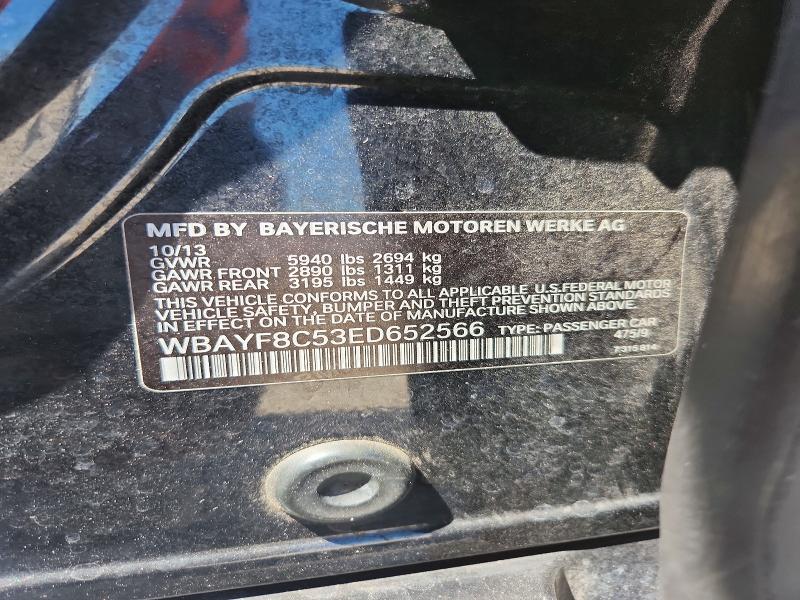 Продажа на аукционе авто 2014 Bmw 750, vin: WBAYF8C53ED652566, номер лота: 69614386