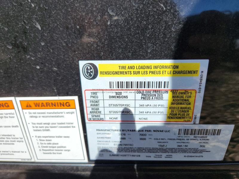 Продажа на аукционе авто 2026 Nvae Trailers, vin: 5JW0E1428TT146128, номер лота: 68291746