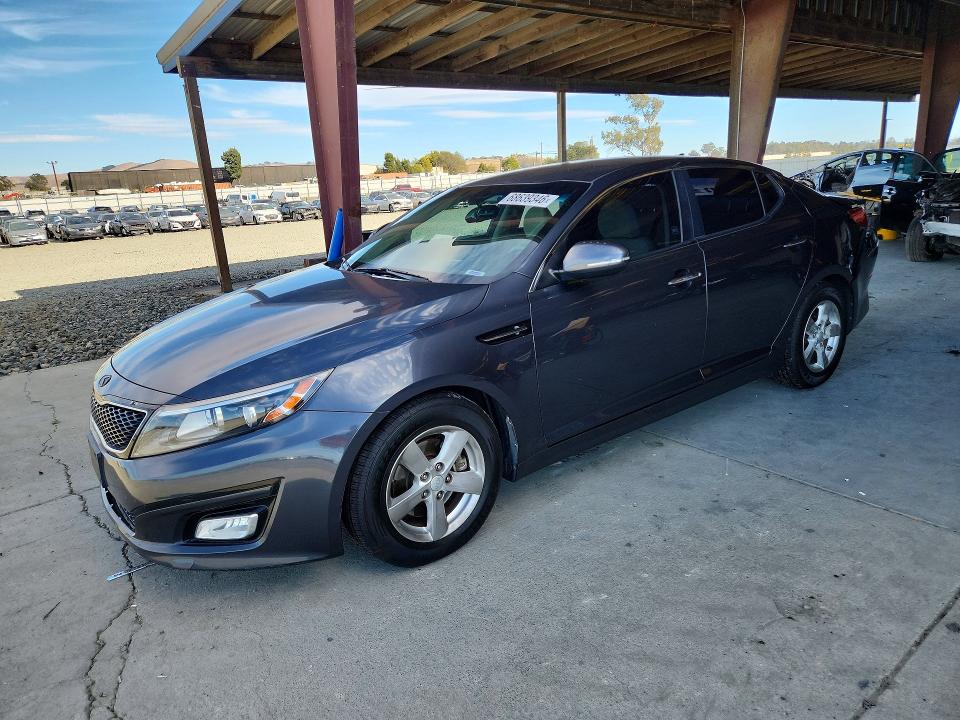 68639346 :رقم المزاد ، KNAGM4A70F5645262 vin ، 2015 Kia Optima مزاد بيع