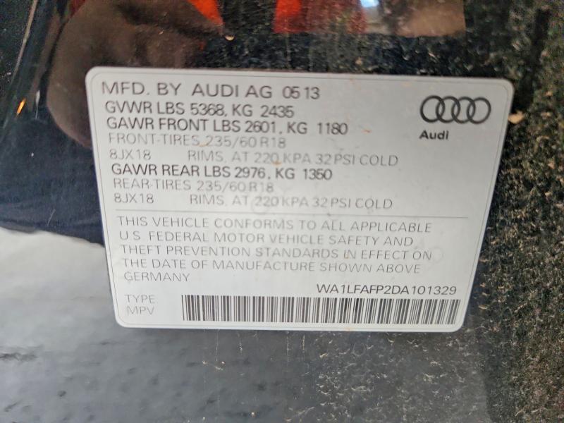Продаж на аукціоні авто 2013 Audi Q5, vin: WA1LFAFP2DA101329, номер лоту: 68033336