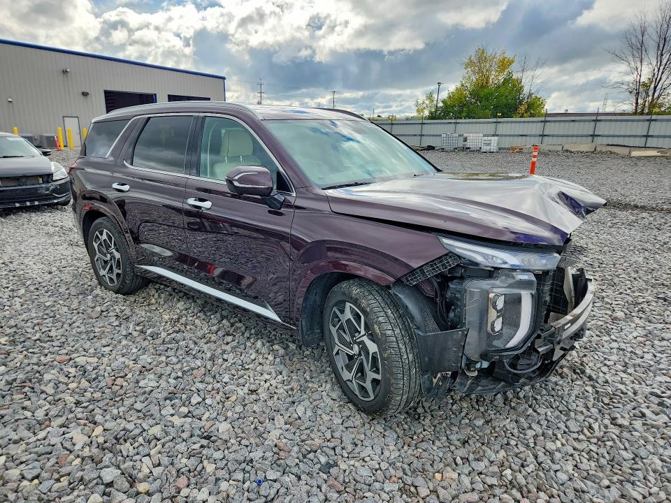 69689056 :رقم المزاد ، KM8R5DHE4MU243563 vin ، 2021 Hyundai Palisade مزاد بيع