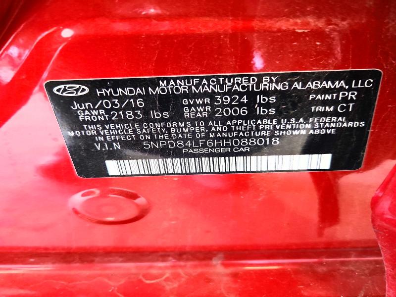 Aukcja sprzedaży 2017 Hyundai Elantra, vin: 5NPD84LF6HH088018, numer aukcji: 68613036