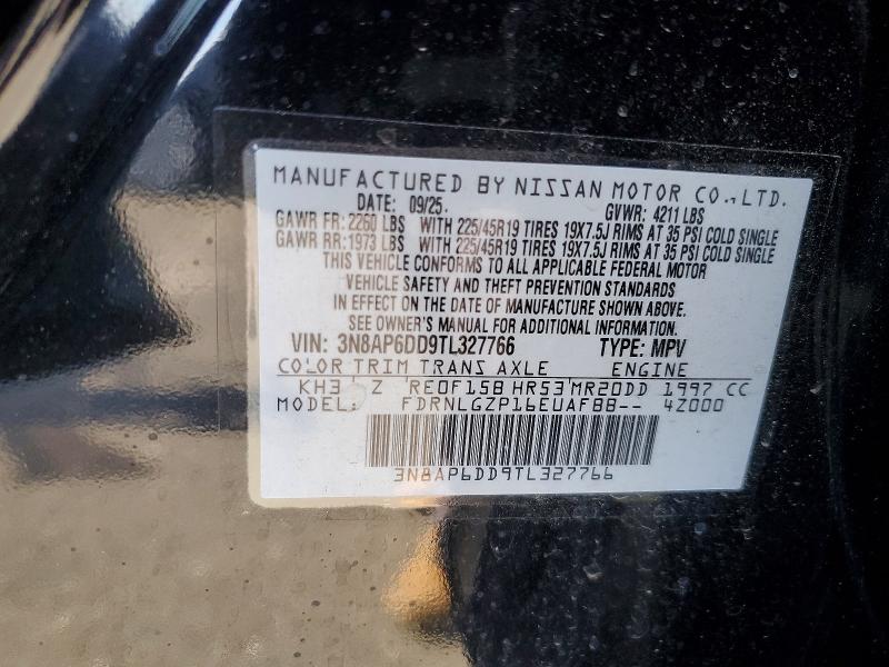 Продаж на аукціоні авто 2026 Nissan Kicks, vin: 3N8AP6DD9TL327766, номер лоту: 68314236