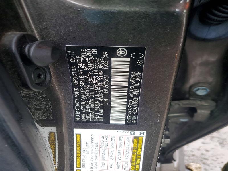 2018 Toyota Camry მანქანა იყიდება აუქციონზე, vin: JTNB11HK8J3005461, აუქციონის ნომერი: 68850466