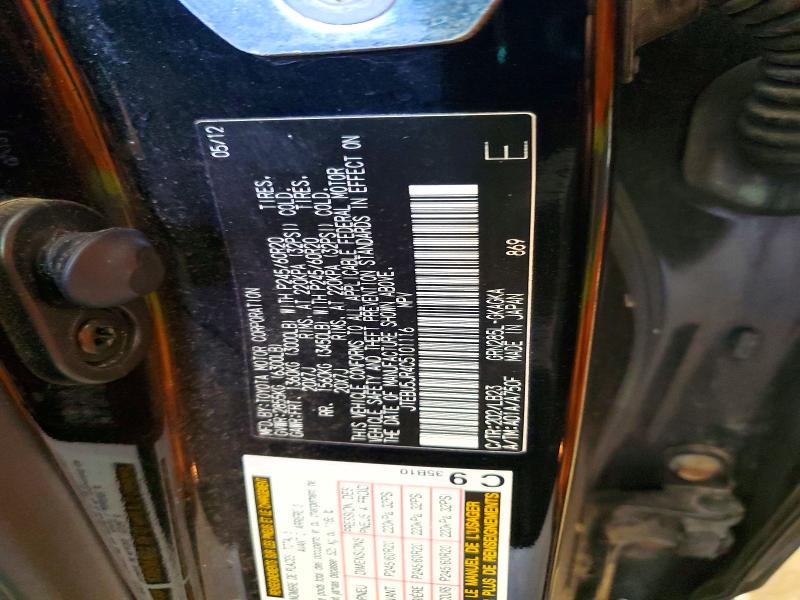 Aukcja sprzedaży 2012 Toyota 4runner, vin: JTEBU5JR4C5101116, numer aukcji: 70463216