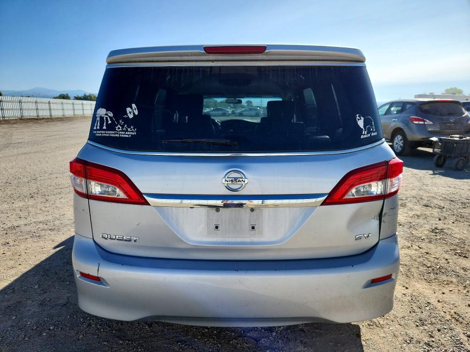 68652656 :رقم المزاد ، JN8AE2KP2C9050513 vin ، 2012 Nissan Quest مزاد بيع