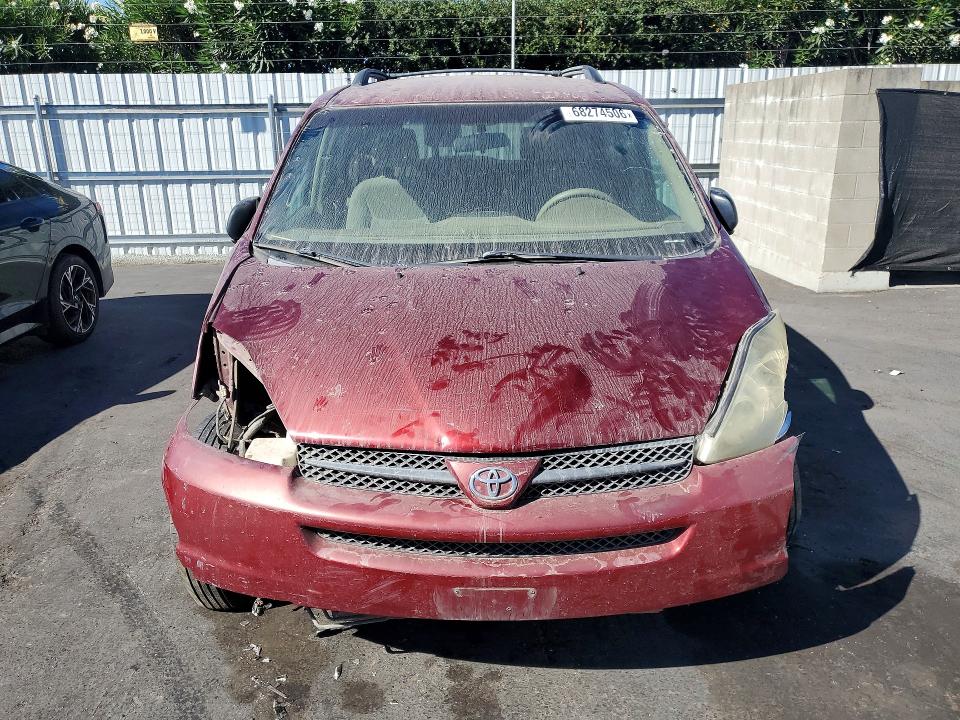 68274506 :رقم المزاد ، 5TDZA23CX5S266801 vin ، 2005 Toyota Sienna مزاد بيع