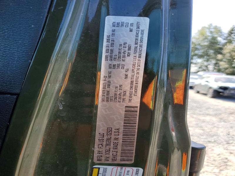 Продаж на аукціоні авто 2022 Jeep Gladiator, vin: 1C6JJTBG9NL182923, номер лоту: 68874036
