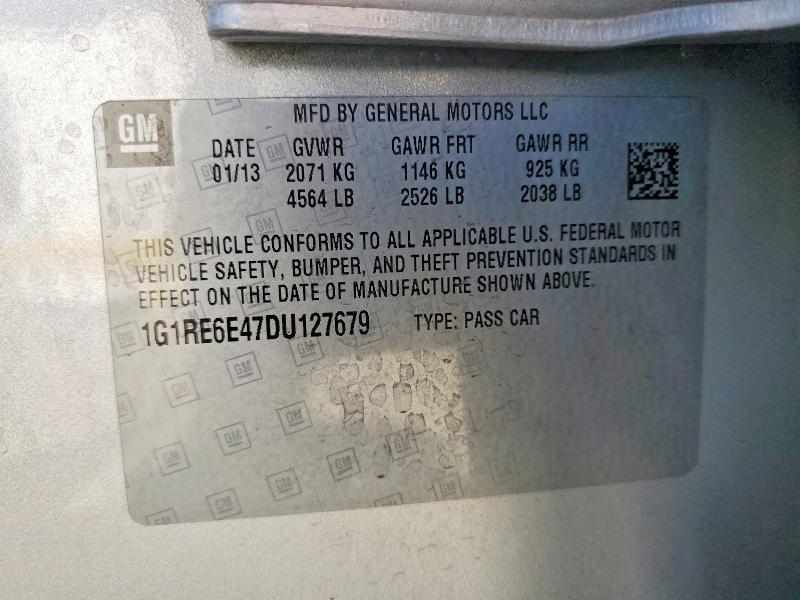 Продаж на аукціоні авто 2013 Chevrolet Volt, vin: 1G1RE6E47DU127679, номер лоту: 70563426