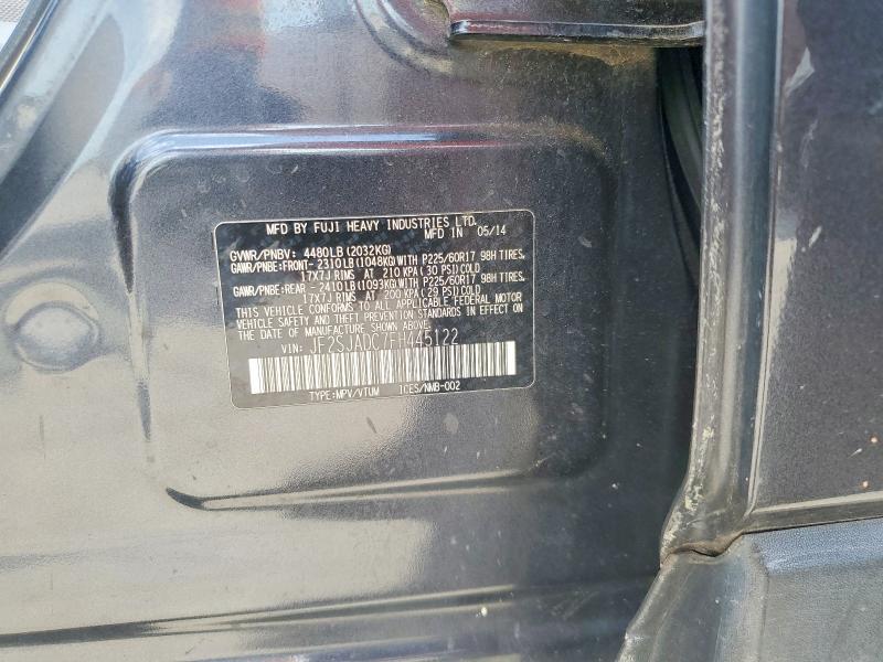 Aukcja sprzedaży 2015 Subaru Forester, vin: JF2SJADC7FH445122, numer aukcji: 69351626