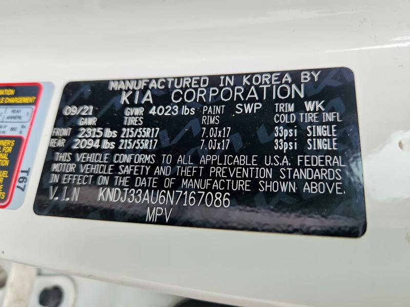 Продажа на аукционе авто 2022 Kia Soul, vin: KNDJ33AU6N7167086, номер лота: 68499276