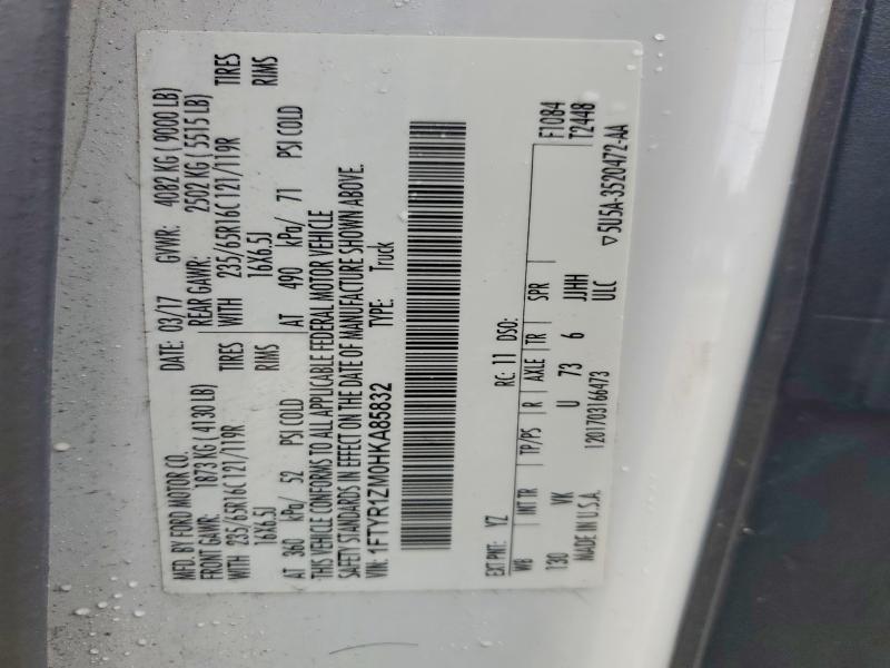 Продаж на аукціоні авто 2017 Ford Transit, vin: 1FTYR1ZM0HKA85832, номер лоту: 67293436