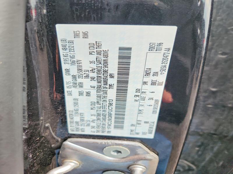 Продаж на аукціоні авто 2015 Ford Escape, vin: 1FMCU9G99FUC79813, номер лоту: 68166226
