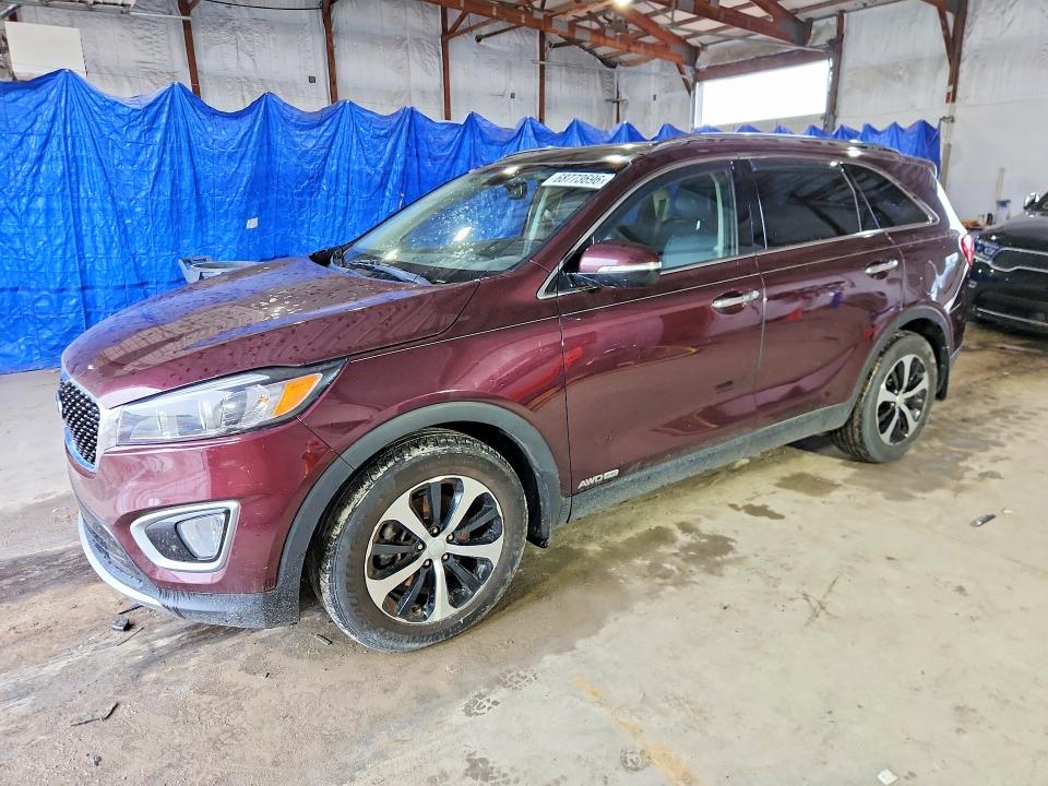 2016 Kia Sorento მანქანა იყიდება აუქციონზე, vin: 5XYPHDA56GG160252, აუქციონის ნომერი: 68773696