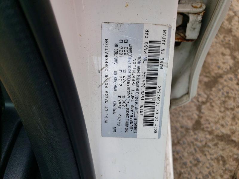 Продажа на аукционе авто 2013 Mazda 3, vin: JM1BL1TG7D1824544, номер лота: 67607526
