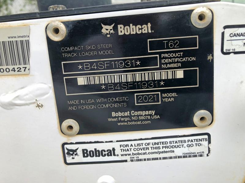 Продаж на аукціоні авто 2021 Bobcat Skid Steer, vin: B4SF11931, номер лоту: 67918556