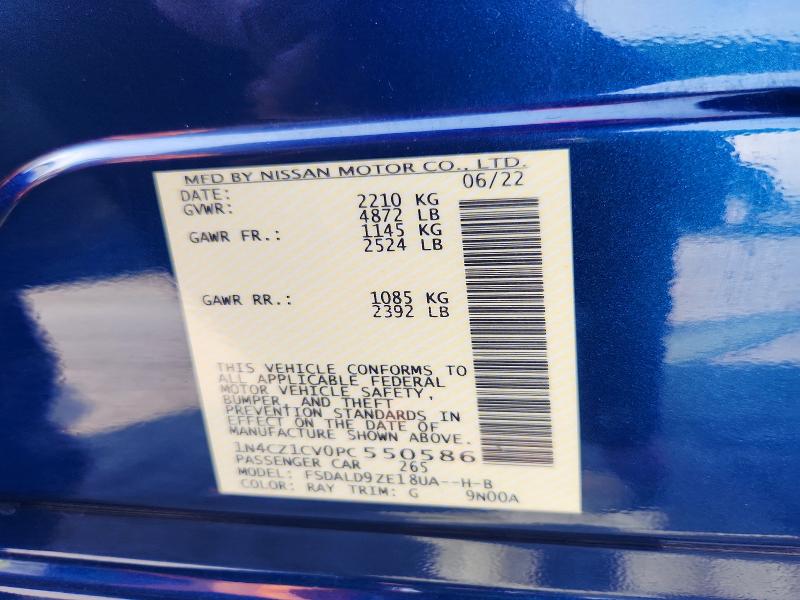 Aukcja sprzedaży 2023 Nissan Leaf, vin: 1N4CZ1CV0PC550586, numer aukcji: 67516236