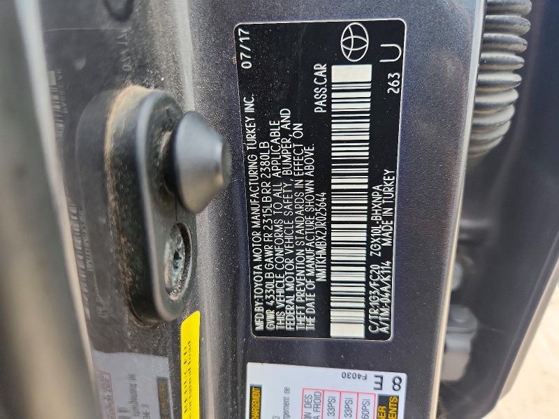 68001166 :رقم المزاد ، NMTKHMBX2JR025644 vin ، 2018 Toyota C-hr مزاد بيع