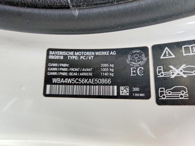 Продажа на аукционе авто 2019 Bmw 430xi, vin: WBA4W5C56KAE50866, номер лота: 63728586