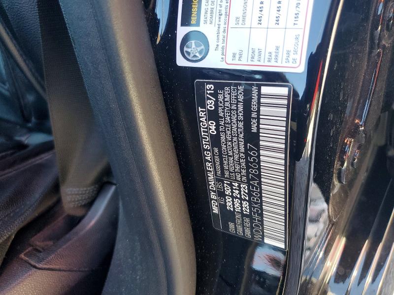 Aukcja sprzedaży 2014 Mercedes-benz E, vin: WDDHF5KB6EA786567, numer aukcji: 70086866