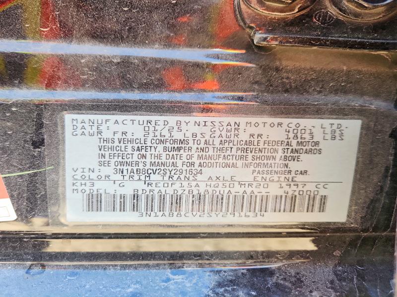 67351286 :رقم المزاد ، 3N1AB8CV2SY291634 vin ، 2025 Nissan Sentra مزاد بيع