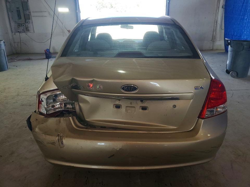 2009 Kia Spectra მანქანა იყიდება აუქციონზე, vin: KNAFE222695652236, აუქციონის ნომერი: 66905526