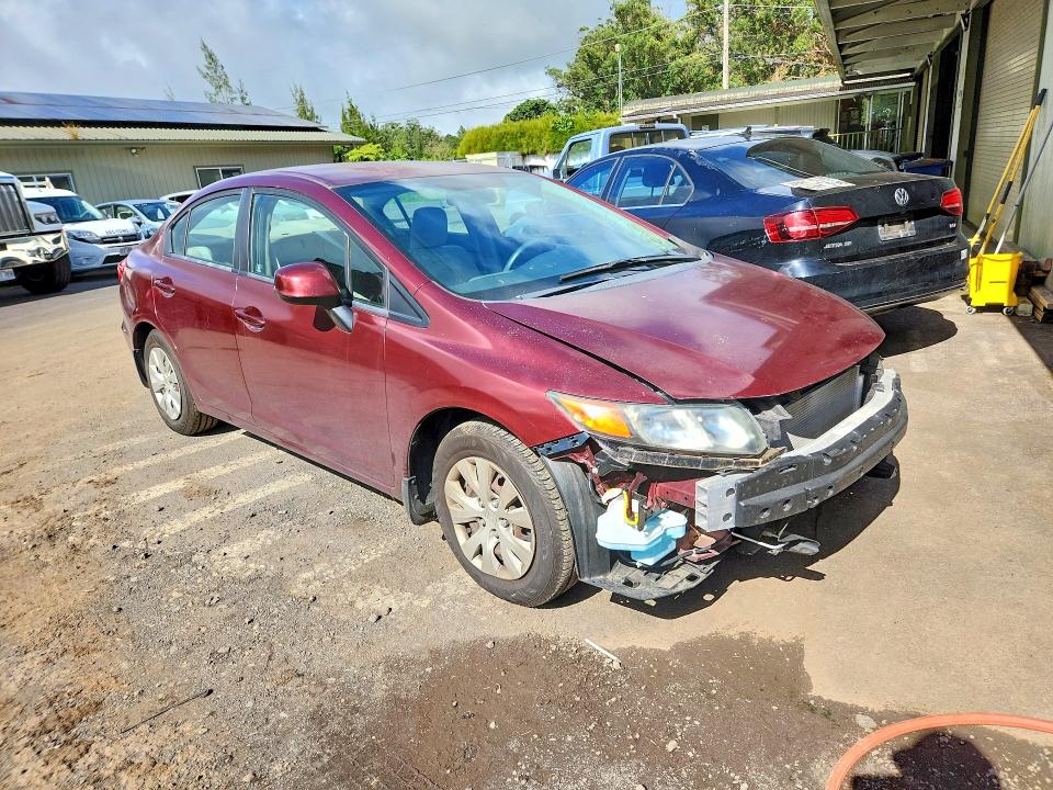 Auction sale of the 2012 Honda Civic, vin: 2HGFB2F52CH600667, lot number: 67521286