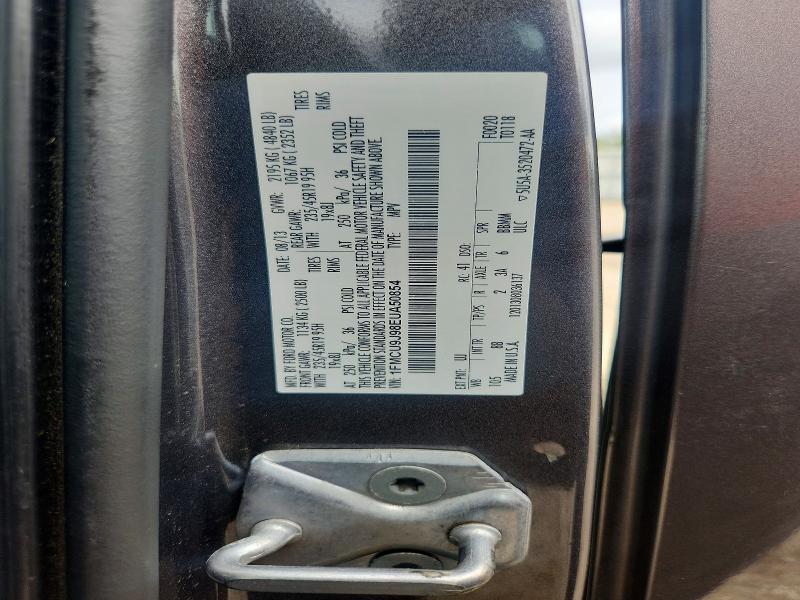 70088766 :رقم المزاد ، 1FMCU9J98EUA50854 vin ، 2014 Ford Escape مزاد بيع