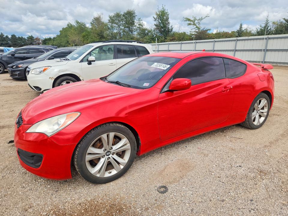 70298146 :رقم المزاد ، KMHHT6KD9AU008603 vin ، 2010 Hyundai Genesis Coupe مزاد بيع