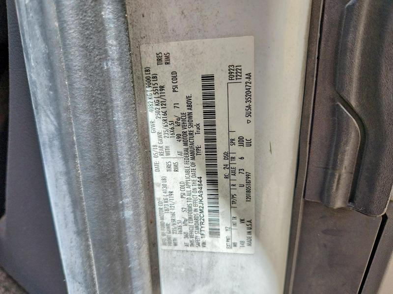 Продаж на аукціоні авто 2018 Ford Transit, vin: 1FTYR2CM2JKA94844, номер лоту: 67849616