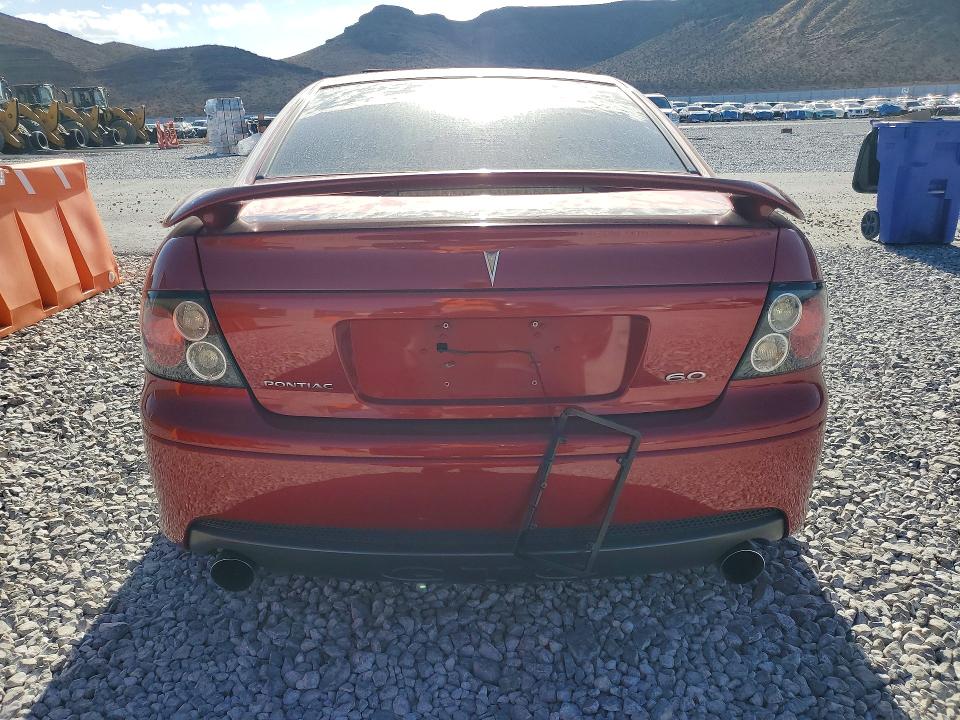 67447846 :رقم المزاد ، 6G2VX12U16L818620 vin ، 2006 Pontiac Gto مزاد بيع