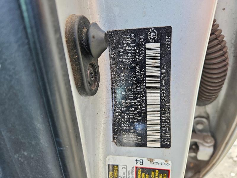Aukcja sprzedaży 2007 Toyota Avalon, vin: 4T1BK36BX7U232505, numer aukcji: 69944536