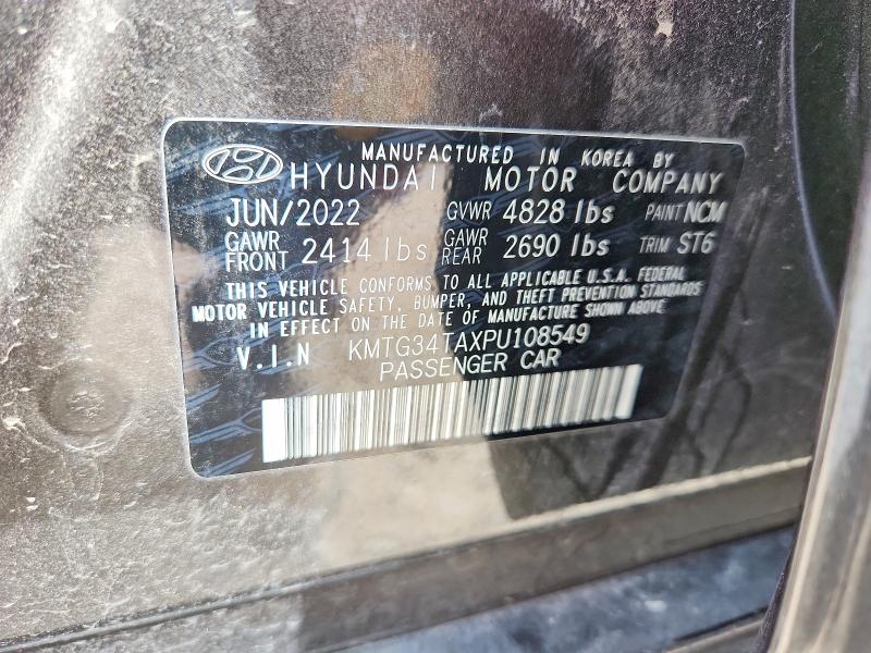 Aukcja sprzedaży 2023 Genesis G70, vin: KMTG34TAXPU108549, numer aukcji: 69618266