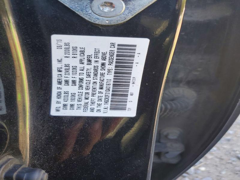69309966 :رقم المزاد ، 1HGCR2F31GA018710 vin ، 2016 Honda Accord مزاد بيع