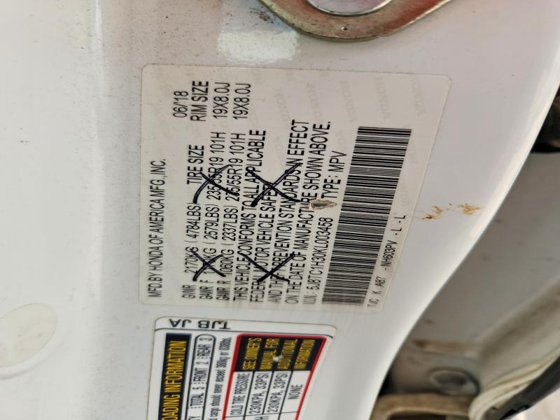 2019 Acura Rdx მანქანა იყიდება აუქციონზე, vin: 5J8TC1H30KL003458, აუქციონის ნომერი: 67084036
